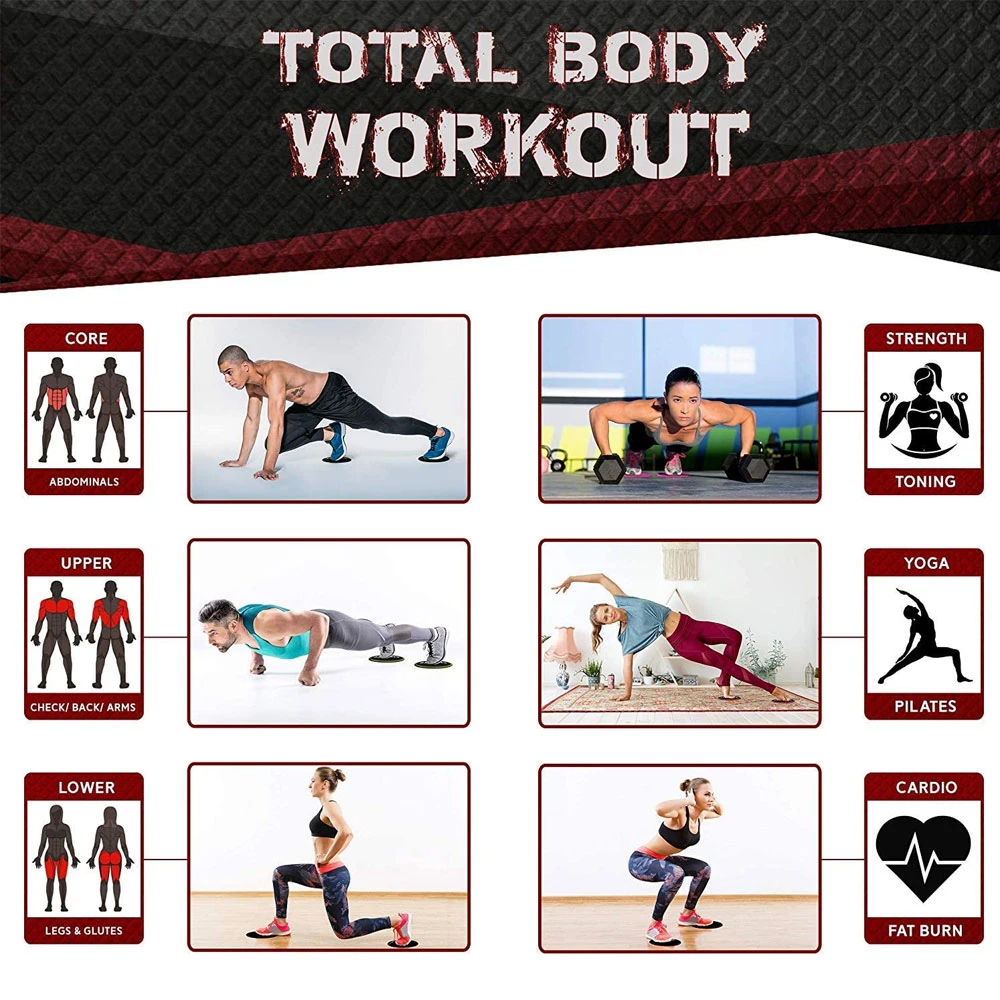 Core Sliders for Abdominal&Core Workouts