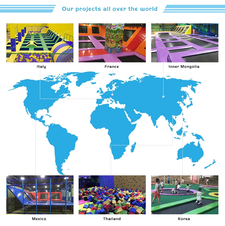 Enlarge Trampoline Park Advanced Technology Professional Indoor Playground with CE/ASTM/TUV/GS Certificates