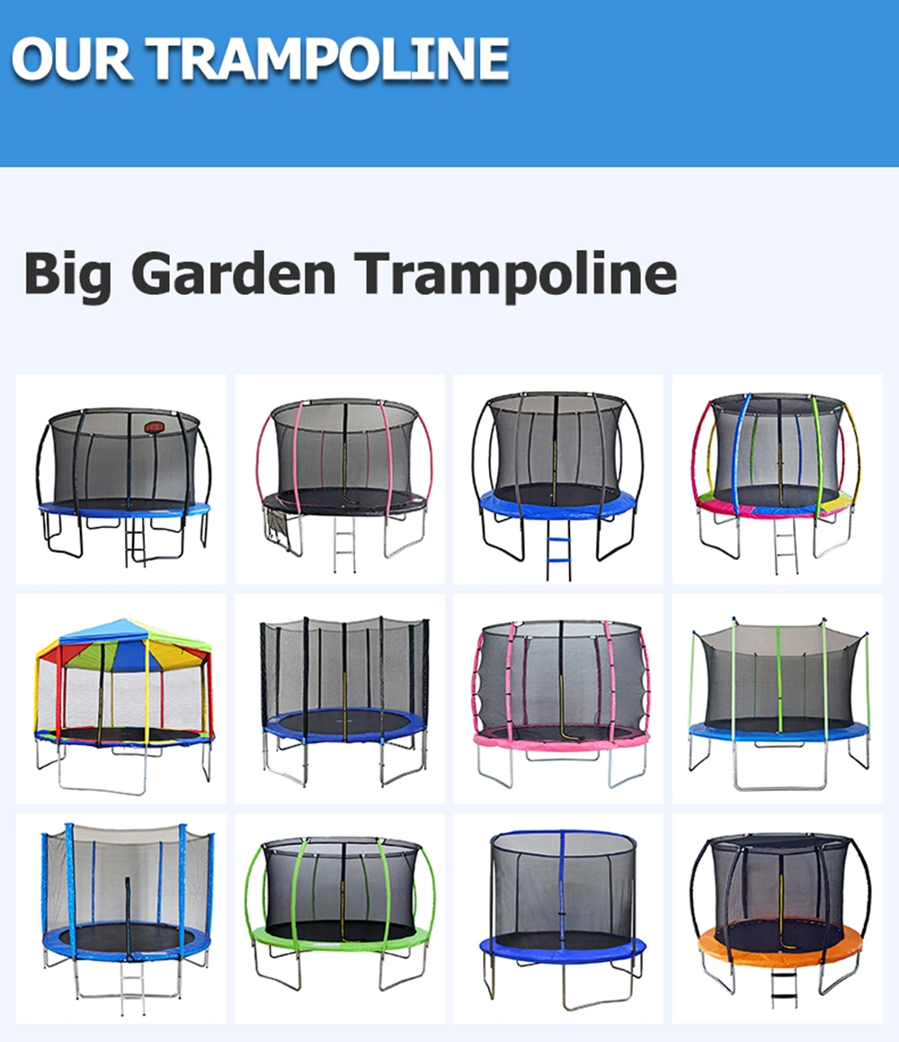 Professional Outdoor Adults and Kids Jumping Round Trampoline with Tent