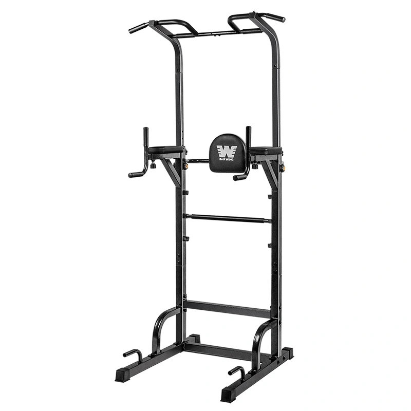 Multifunction Power Tower DIP Station Pull up Bar Stand for Home Gym Strength Training Sport Fitness Excersize Equipment, 300lbs Weight Capacity Tc-P007b