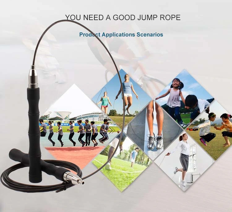 Elastic Gym Exercises High Speed Customized Jump Rope