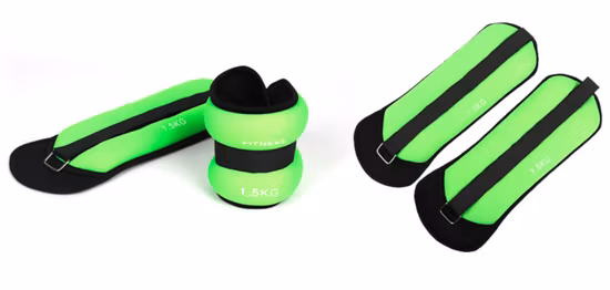 Wrist Ankle Weight Made of Neoprene Fabric and Filling Dust-Free Steel Ball for Fitness and Ankle Wrist Workout