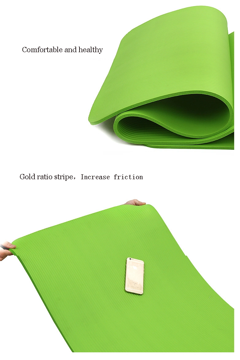 15mm High Density Comfortable and Healthy NBR Yoga Mat