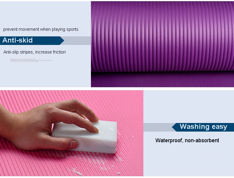 15mm High Density Comfortable and Healthy NBR Yoga Mat
