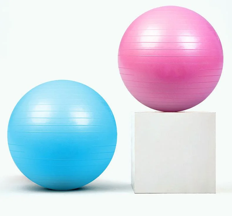 Wholesale Cheap Gray 75cm Round PVC Fitness Balance Exercise Yoga Ball