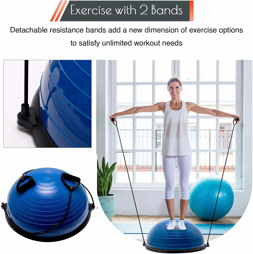 Custom Gym Balance Exercise Ball Yoga Half Balance Ball