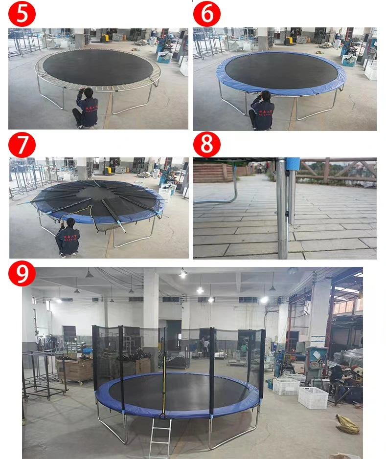 Combo Bounce Jump Outdoor Fitness PVC Spring Cover Padding Kids Trampoline
