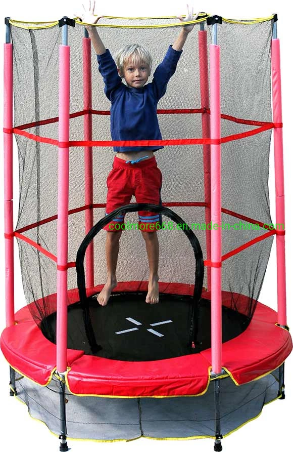 Cheap Mini Trampoline-55&quot; My First Trampoline with Net Enclosure