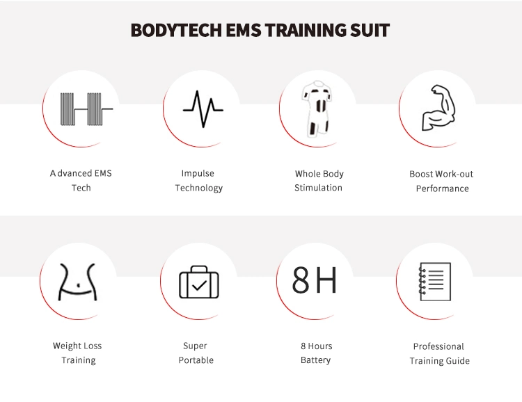 EMS Body Training Suit EMS Infrared Body Fat Loss Muscle EMS Muscle Stimulator Body Contouring Equipment