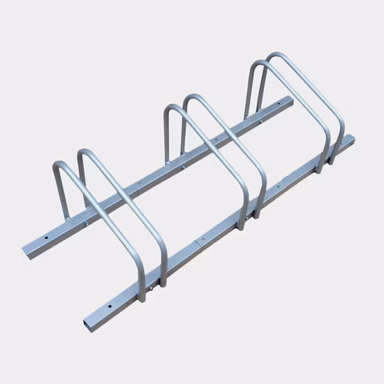 Hot DIP Galvanized Outdoor Bike Parking Floor Double-Sided Rack Stands
