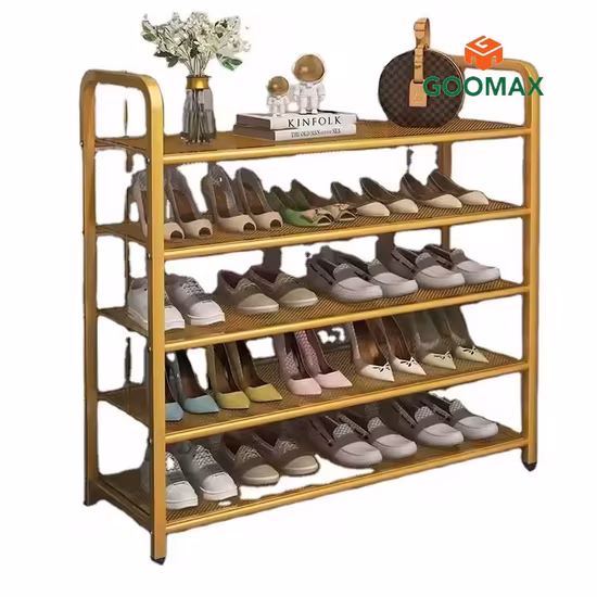 Modern Bedroom Cow Color Living Room Gold Leg Upholstered Pouf Stainless Steel Ottoman Bedroom Bench Rotating Rack