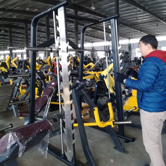 Smith Machine Free Weight Training Exercise for Home Gym