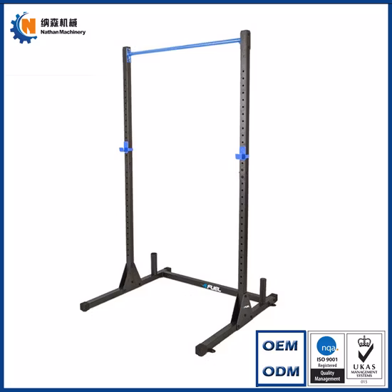 Balancefrom 1000-Pound Capacity Multi-Function Adjustable Power Rack Squat Stand with Safety Spotter Arms, DIP Bars, Weight Plate Holders, Barbell Holders and L