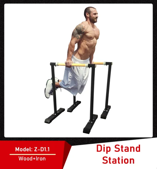 Push up Bars DIP Station Stand - Perfect for Home and Garage Gym Exercise Equipment - Gymnastics, Calisthenics, Strength Training Parallel Bars for Men and Wome