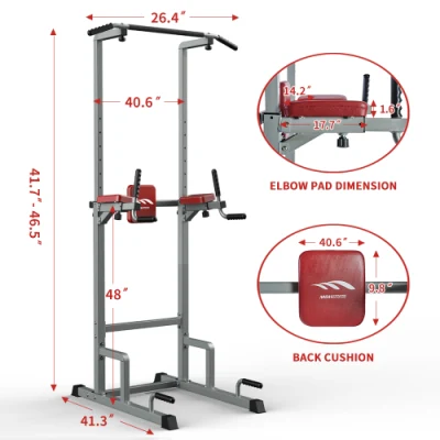 Factory Supply Quality High Pull up Bar DIP Stand Push UPS